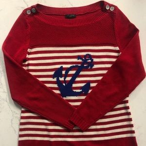 Talbots Petites ⚓️ Anchor Nautical Sweater